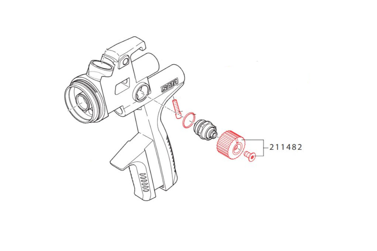 Valdymo mygtukas su varžtu 211482