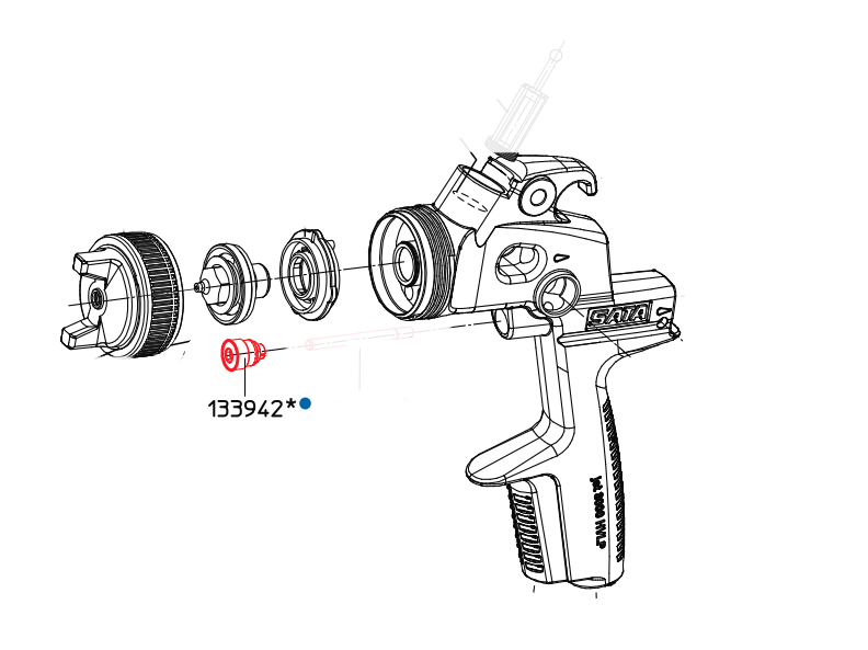 Pakavimo Laikiklis Oro Pistonui 3000