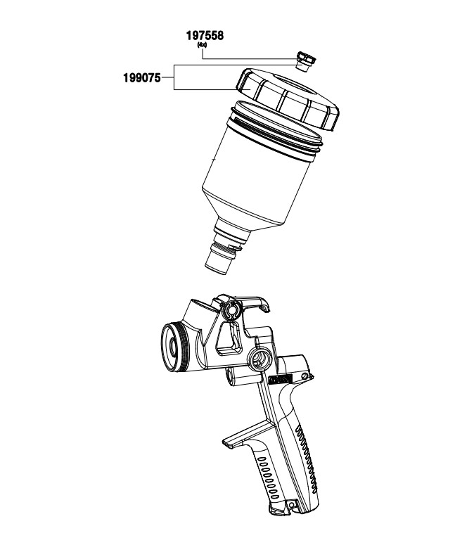 Sukamo dangtelis su lašų gaudyklės žiedu ir anti-lašų įtaisu