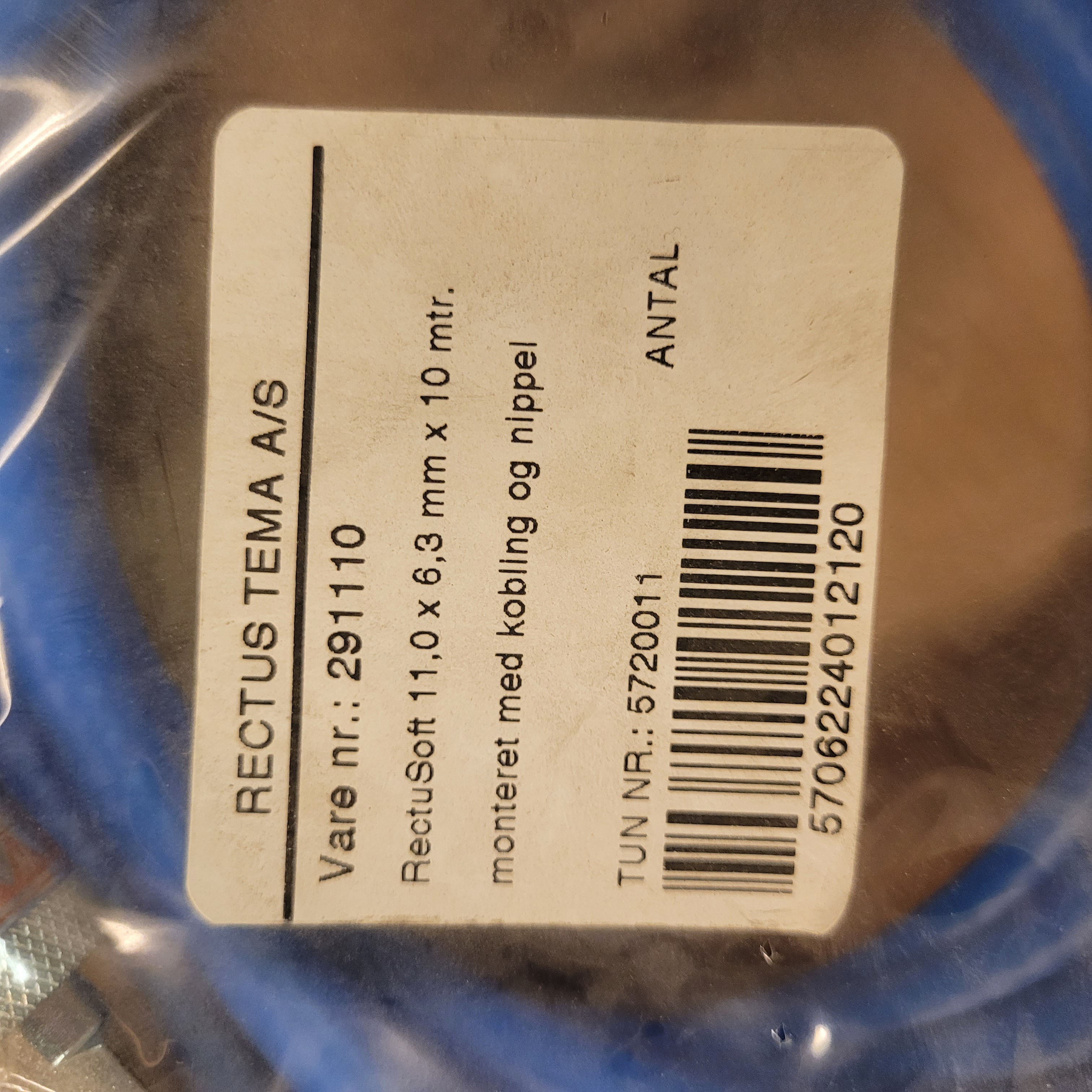 Oro žarna RectuSoft 11.0 x 6.3 mm x 10 m