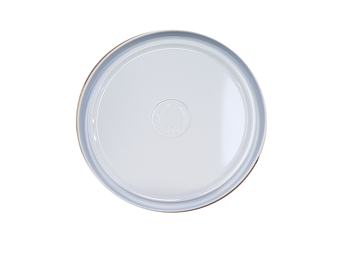 Metalinė dangtelis 3L ir 5L kibirui Baltas/Blizgus